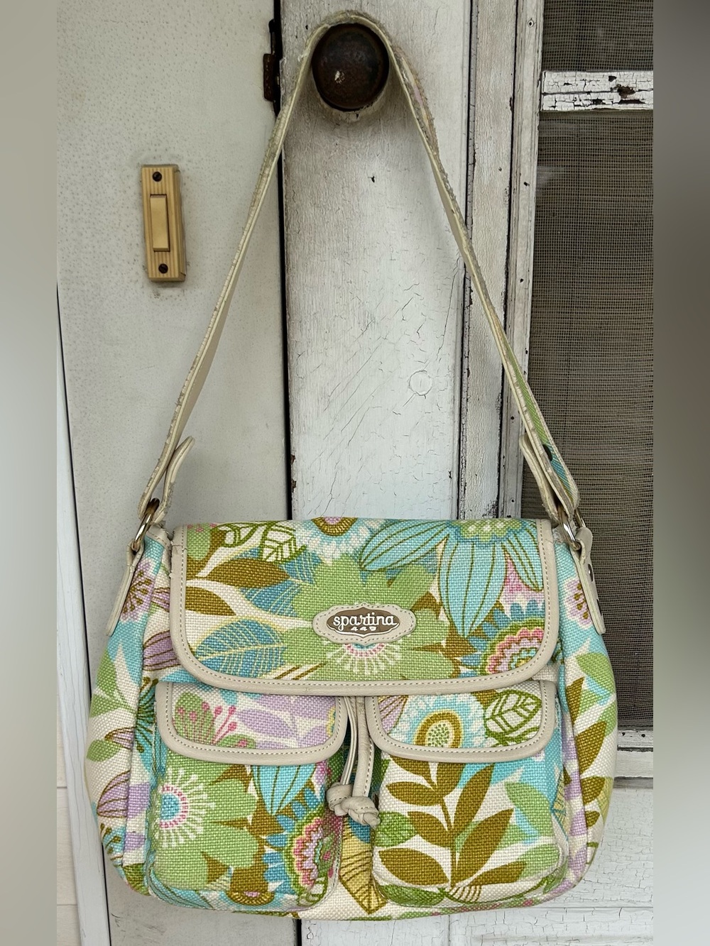 Spartina 449 Hawaiian Floral Large Purse 🌺